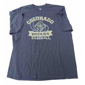 Gray 2XL Colorado Rockies MLB Genuine Merchandise T-Shirt XXL